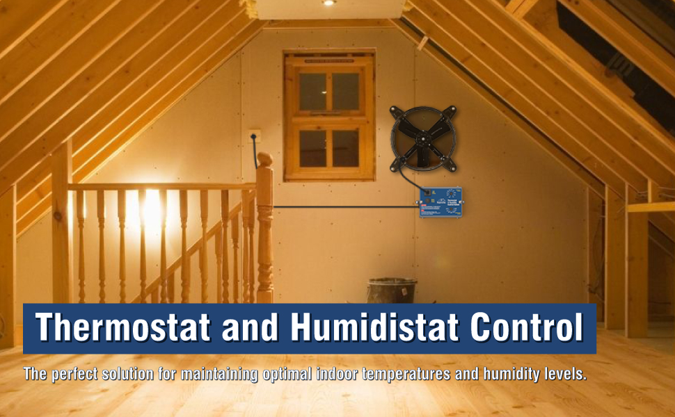 Adjustable Dual Thermostat and Humidity Control Switch Application